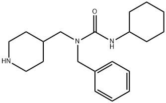 SRI-011381  SRI011381  N'-Cyclohexyl-N-(phenylmethyl)-N-(4-piperidinylmethyl)-urea Struktur