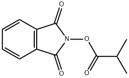 Propanoic acid, 2-methyl-, 1,3-dihydro-1,3-dioxo-2H-isoindol-2-yl ester Structure