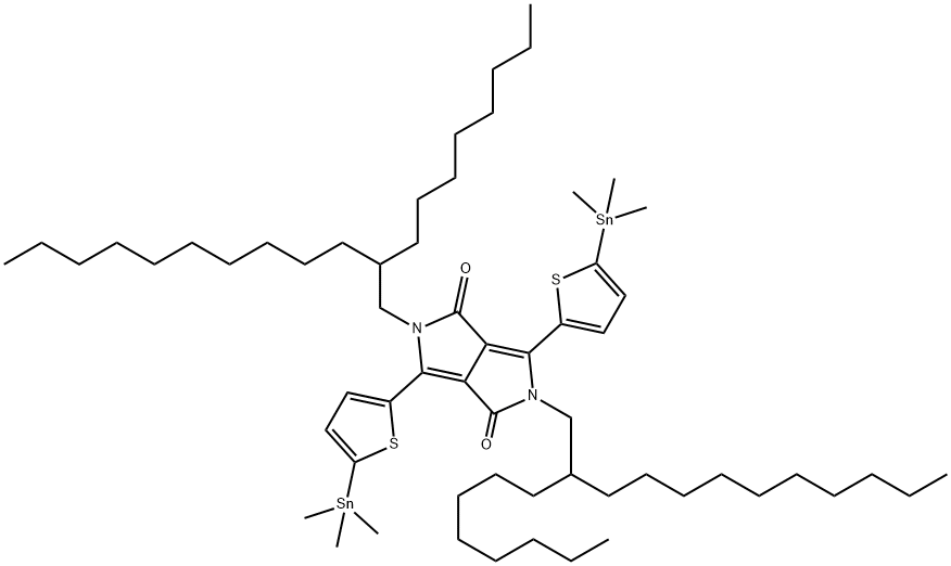 1632459-72-3 吡咯[3,4-(C])吡咯-(4-(三甲基锡基)-(2-(噻吩基)-