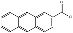 2-Anthracenecarbonyl chloride Structure