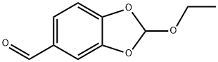 1,3-Benzodioxole-5-carboxaldehyde, 2-ethoxy- Struktur