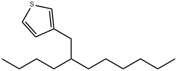 3-(2-丁基辛基) 噻吩, 1638802-04-6, 结构式