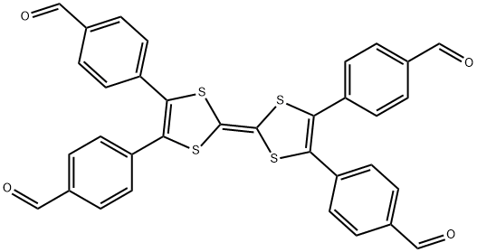 四硫富瓦烯四苯甲醛,1639134-02-3,结构式