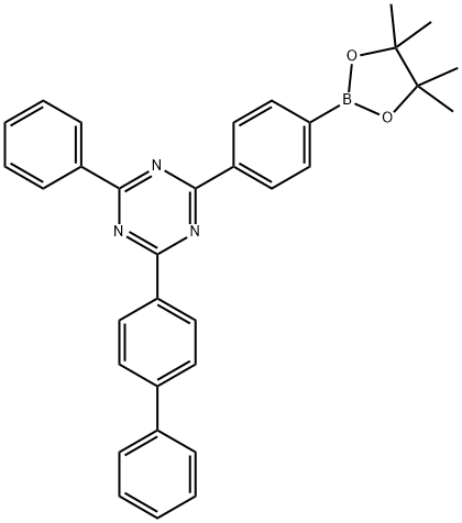 1642330-73-1 2-([1,1'-联苯] -4-基)-4-苯基-6-(4-(4,4,5,5-四甲基-1,3,2-二氧硼杂环戊烷-2-基)苯基)-1,3,5-三嗪