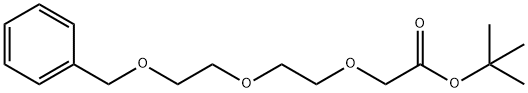 ベンジル-PEG3-CH2CO2TBU 化学構造式
