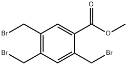methyl 2,4,5-tris(bromomethyl)benzoate Struktur