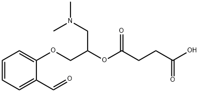 沙格雷酯杂质 结构式