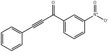 1-(3-硝基苯基)-3-苯基丙-2-炔-1-酮 结构式