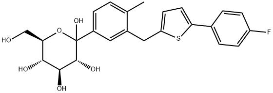 卡格列净杂质10, 1672658-93-3, 结构式