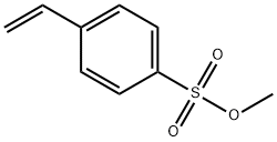 对乙烯苯磺酸甲酯,16736-97-3,结构式