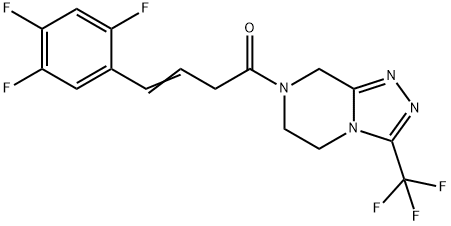 西他列汀杂质 结构式