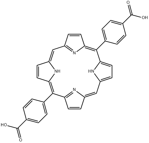 二羧基苯基卟啉, 167777-26-6, 结构式