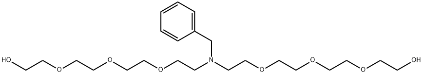 N-Benzyl-(PEG3-OH)2 Struktur