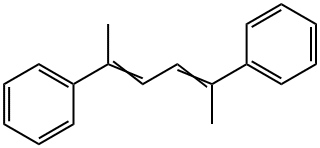 2,5-ジフェニル-2,4-ヘキサジエン 化学構造式