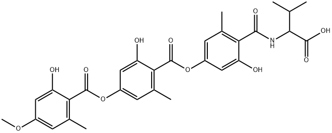 酰胺缩酚C, 169181-30-0, 结构式