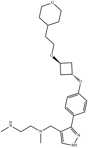 EPZ020411 盐酸盐的形式 结构式