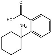 Benzoic acid, 2-(1-aminocyclohexyl)- Structure