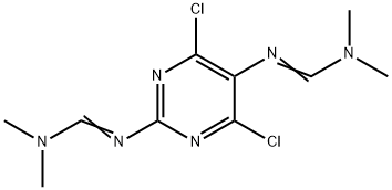 Methanimidamide, N',N'''-(4,6-dichloro-2,5-pyrimidinediyl)bis[N,N-dimethyl-