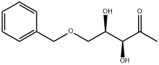 D-threo-2-Pentulose, 1-deoxy-5-O-(phenylmethyl)- Struktur