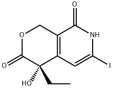 1H-Pyrano[3,4-c]pyridine-3,8(4H,7H)-dione, 4-ethyl-4-hydroxy-6-iodo-, (4S)- Structure