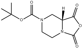3H-Oxazolo[3,4-a]pyrazine-7(1H)-carboxylic acid, tetrahydro-1,3-dioxo-, 1,1-dimethylethyl ester, (8aR)-