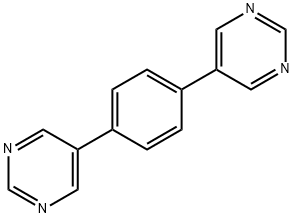 5,5′-(1,4-フェニレン)ジピリミジン 化学構造式