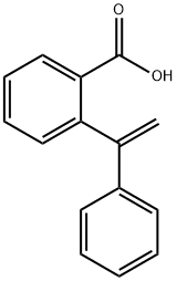 Benzoic acid, 2-(1-phenylethenyl)- Struktur