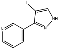 3-(4-iodo-1H-pyrazol-3-yl)pyridine Structure