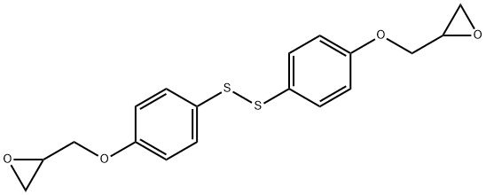 1,2-bis(4-(oxiran-2-ylmethoxy)phenyl)disulfane 结构式