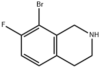 Isoquinoline, 8-bromo-7-fluoro-1,2,3,4-tetrahydro-,1780581-08-9,结构式