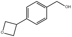 (4-(氧杂环丁烷-3-基)苯基)甲醇, 1781691-11-9, 结构式