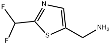 2-(DIFLUOROMETHYL) THIAZOL-5-YL)METHANAMINE,1782870-47-6,结构式