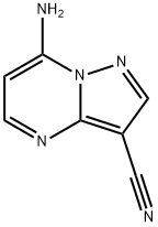 Pyrazolo[1,5-a]pyrimidine-3-carbonitrile, 7-amino- Struktur