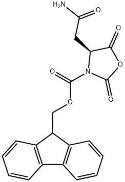 N-α-Fmoc-L-asparagine N-carboxyanhydride Structure