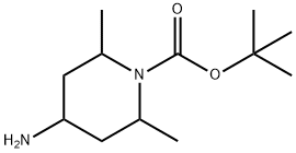 4-氨基-2,6-二甲基-1-哌啶羧酸1,1-二甲基乙酯, 1801241-14-4, 结构式