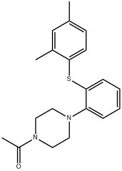 Wortoxetine Impurity T: Acetyl Wortoxetine Struktur