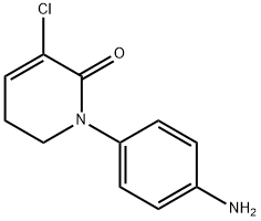 2(1H)-Pyridinone, 1-(4-aminophenyl)-3-chloro-5,6-dihydro-,1801881-15-1,结构式