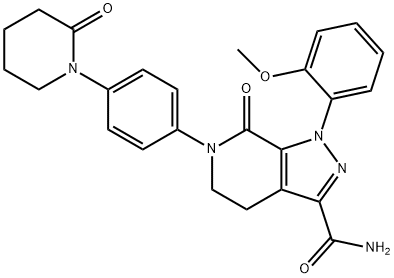 阿哌沙班杂质2, 1801881-16-2, 结构式