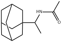 AcetaMide, N-(1-tricyclo[3.3.1.13,7]dec-1-ylethyl)- Struktur