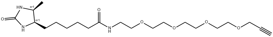DESTHIOBIOTIN-PEG4-ALKYNE 结构式