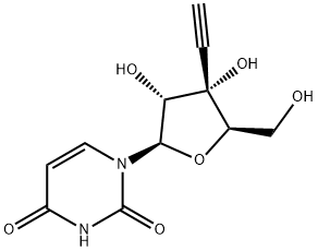 3'-beta-C-Ethynyluridine Structure
