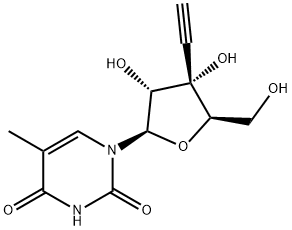 3'-beta-C-Ethynyl-5-methyluridine Structure
