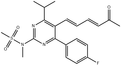 瑞舒伐他汀杂质3, 1803023-44-0, 结构式
