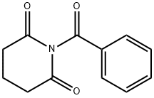 2,6-Piperidinedione, 1-benzoyl- Structure