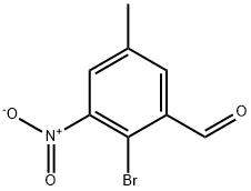 2-bromo-5-methyl-4-nitrobenzaldehyde 结构式