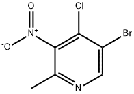 5-溴-4-氯-2-甲基-3-硝基-吡啶,1805185-07-2,结构式