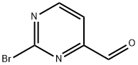 4-Pyrimidinecarboxaldehyde, 2-bromo-,1805580-50-0,结构式
