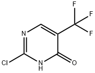 4(3H)-Pyrimidinone, 2-chloro-5-(trifluoromethyl)- 化学構造式