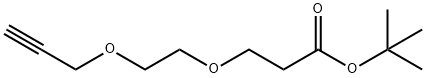PROPARGYL-PEG2-CH2CH2COOTBU, 1807503-80-5, 结构式