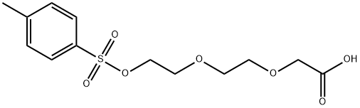 对甲苯磺酸酯-三聚乙二醇-乙酸 结构式